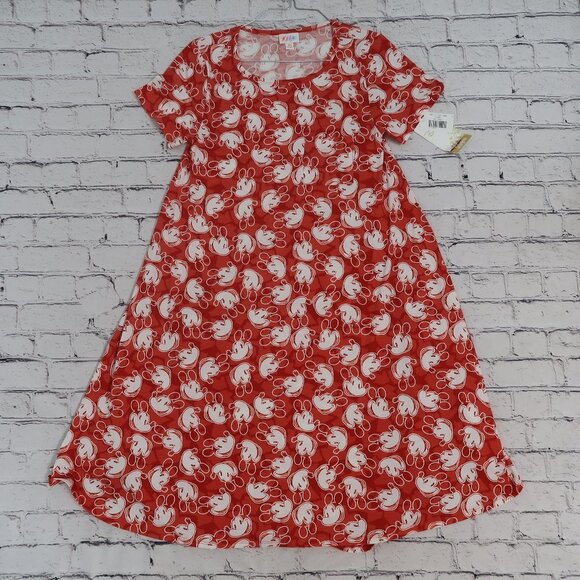 NWT‎ LuLaRoe Disney Micky  Carly Dress Size XS - Picture 1 of 11